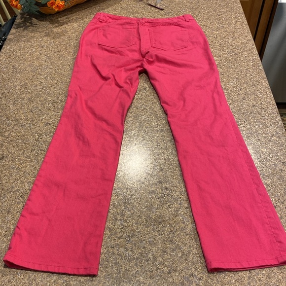 Chaps Pink Madden Straight Jeans Pants Size 6 - Picture 8 of 17
